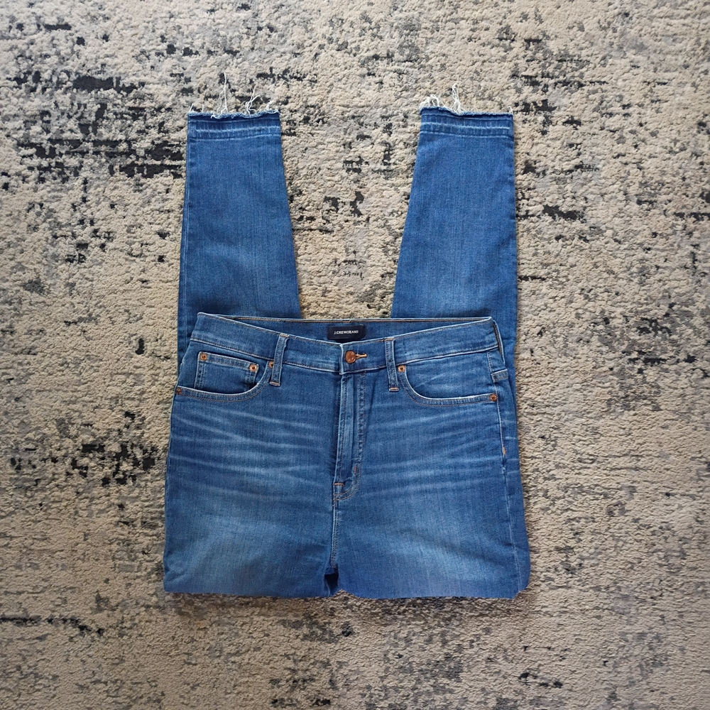 J. Crew 10" High-Rise Toothpick Skinny Jeans